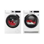 AEG Waschmaschine AWF9410 links + Tumbler THW8310 links