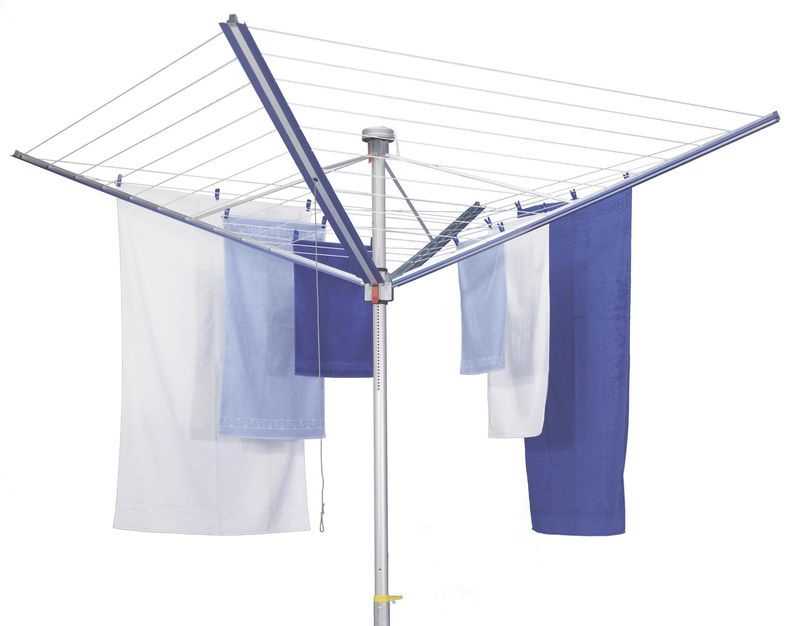 IP016567-1.jpg Stewi Lady 50 m Leinenlänge Wäschetrockner blau – Bild 1