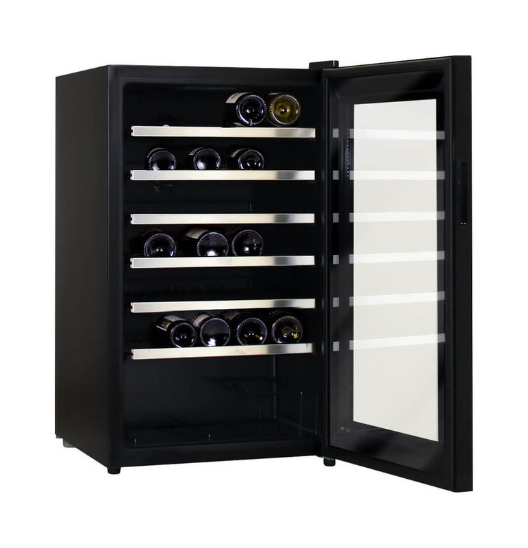 IP069395-bak-1.jpg Kibernetik M4801 Weinkühlschrank schwarz rechts – Bild 1