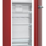 Sibir Oldtimer OT 274 BU Kühlschrank Burgundy rechts