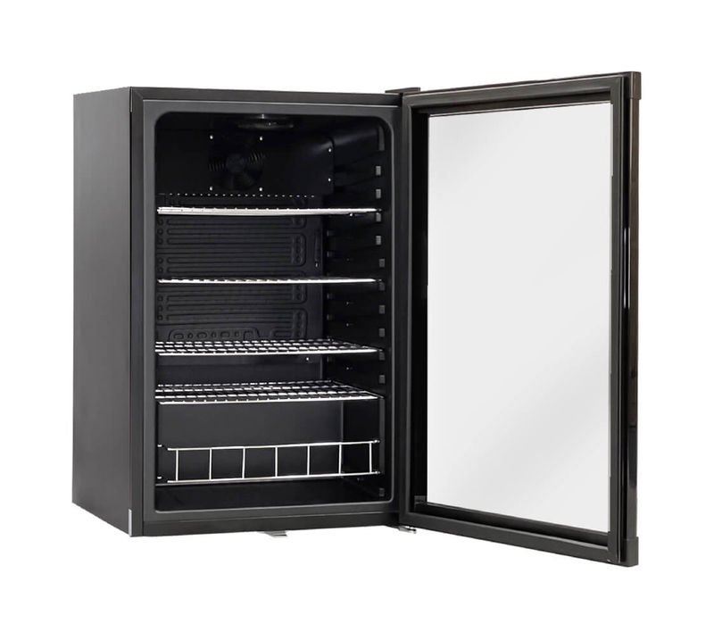 IP074487-bak-1.jpg Kibernetik GK130L01 Getränkekühlschrank Schwarz rechts – Bild 1