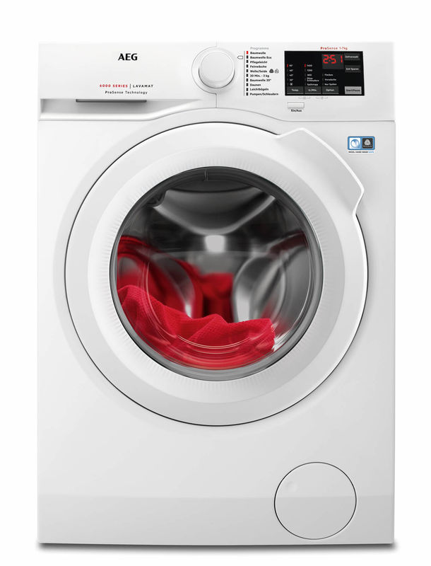 IP080638.jpg AEG LP5281 Waschmaschine Weiss links – Bild 1