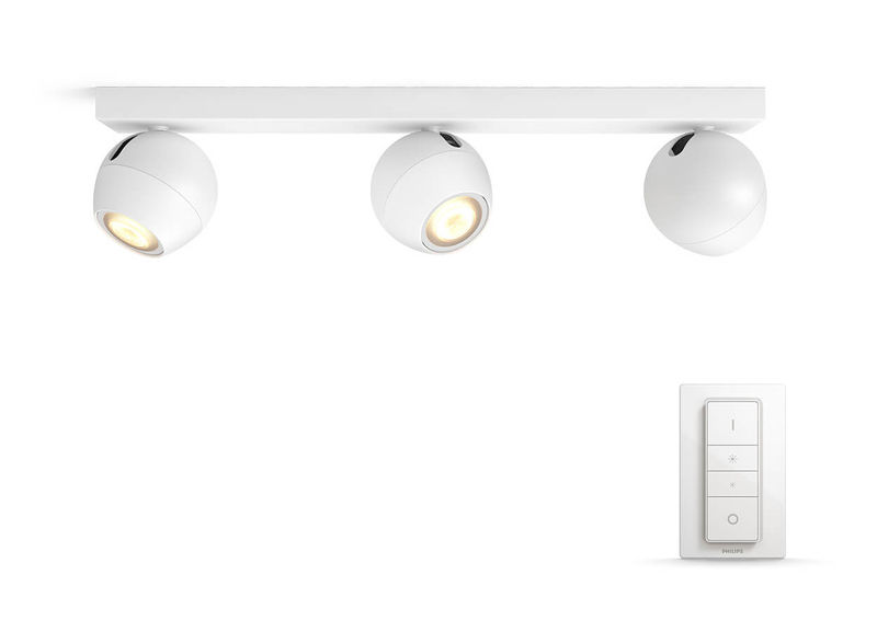 IP083523.jpg Philips hue Buckram inkl.Dimmschalter weiss Spot – Bild 1
