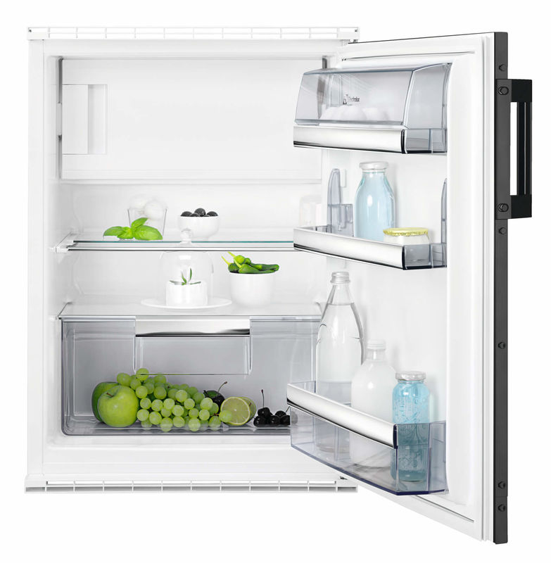 IP086680.jpg Electrolux EK136SLSW Kühlschrank Schwarz links – Bild 1