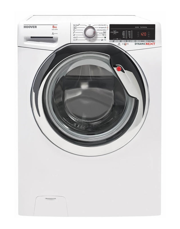 IP089162.jpg Hoover DXOA 59AC3-S Waschmaschine links – Bild 1