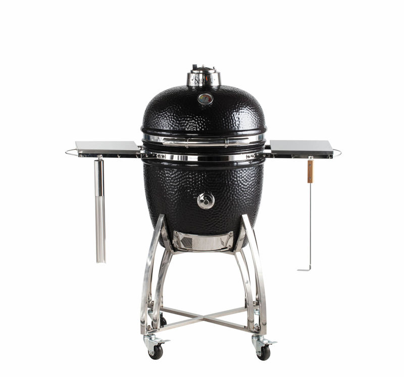 IP099726-1.jpg SAFFIRE PLATINUM 19 Keramik Grill schwarz Inkl. Fahrgestell – Bild 1