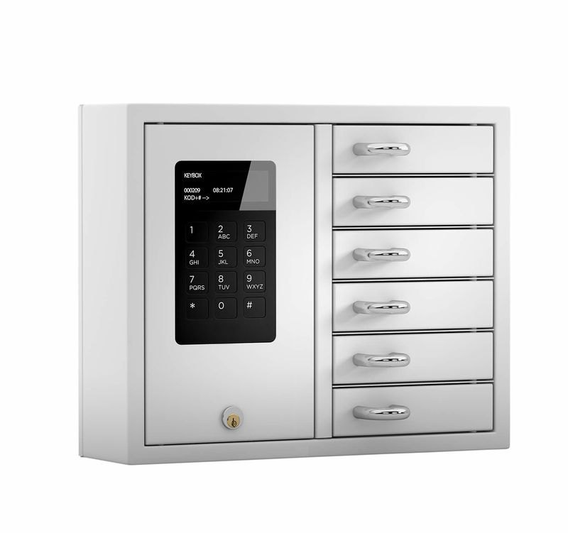 IP101485-1.jpg Bopp KeyIntellico-Premium 6 Schlüsselausgabesystem weiss – Bild 1