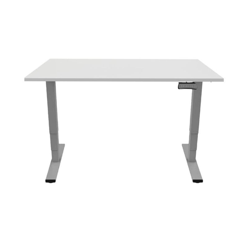 IP111896-bak-1.jpg Contini höhenverstellbarer Bürotisch RAL 7045 1.6x0.8m grau – Bild 1