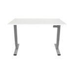 Contini höhenverstellbarer Bürotisch RAL 7045 2.0x0.9m weiss