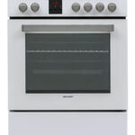 Sharp KF-76VDD19W-DE Kochherd weiss