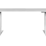 Contini Höhenverstellbarer Bürotisch 1.8x0.8m Grau / Weiss