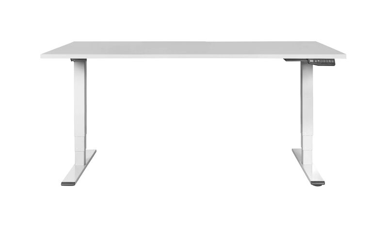 IP318432bak-1.jpg Contini Höhenverstellbarer Bürotisch 1.8x0.8m Grau / Weiss – Bild 1