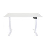 Contini höhenverstellbarer Bürotisch 1.8x0.8m weiss
