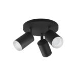 Philips Hue White & Col, Amb, Fugato Spot 3 flg, schwarz 3 x 350lm