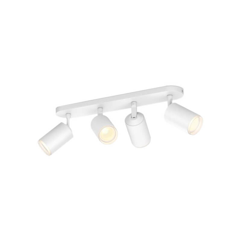 IP325116-1.jpg Philips Hue White & Col, Amb, Fugato Spot 4 flg, weiss 4 x 350lm – Bild 1