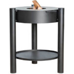 Nouvel Tondo Planchagrill Feuerschale 60 cm schwarz