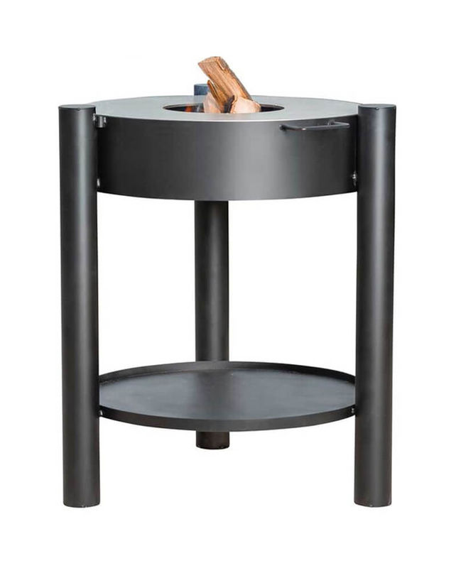IP327318-1.jpg Nouvel Tondo Planchagrill Feuerschale 60 cm schwarz – Bild 1