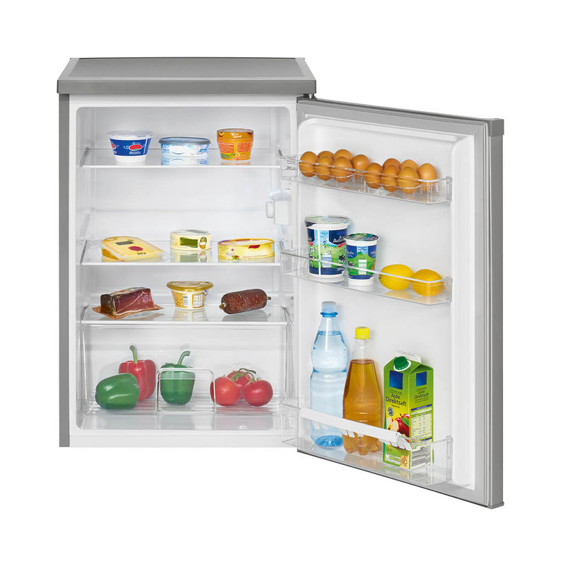 IP332054-1.jpg Bomann Vollraumkühlschrank VS 2185 Edelstahl-Optik – Bild 1
