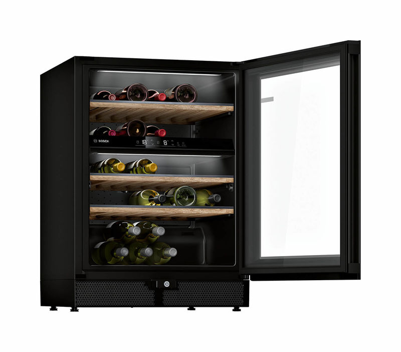 IP332352-1.jpg Bosch KWK16ABGA Weinschrank schwarz rechts – Bild 1