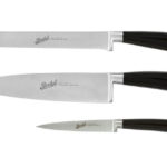 Berkel Elegance Schwarz - Set mit 3 Chef-Messer