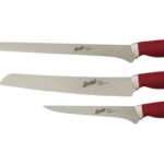 Berkel Teknica Set mit 3 Messern Rot