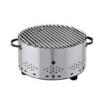 TTM Circle Inox Holzkohlentischgrill