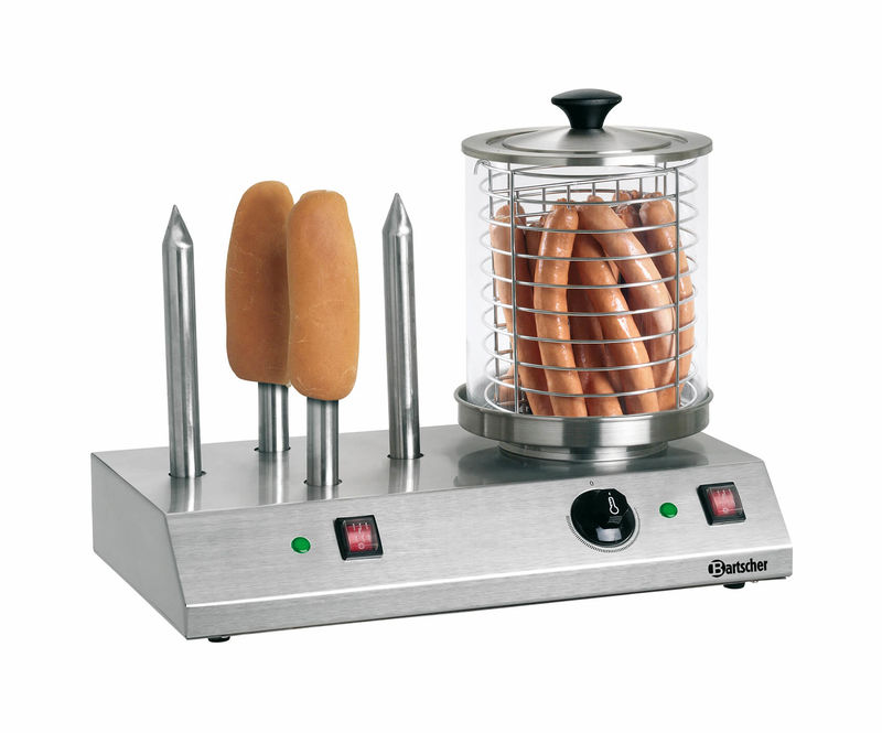 IP334453-1.jpg Bartscher Hot Dog Gerät mit 4 Toaststangen – Bild 1