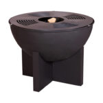 Mr. Grill Feuerschale mit Kreuzfuss & Grillring