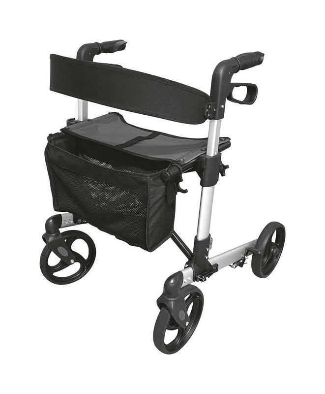 IP340000-1.jpg Ridder Ivo Rollator Aluminium schwarz – Bild 1