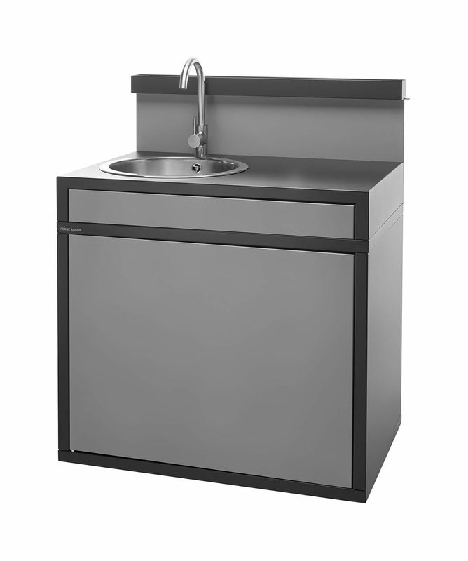 IP342082-1.jpg Forge Adour Aussenküche SEAF NG Schwarz/Grau – Bild 1