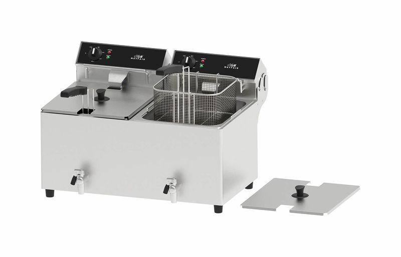 IP342420-1.jpg Mayfair Elektrische Fritteuse 2x8 l – Bild 1