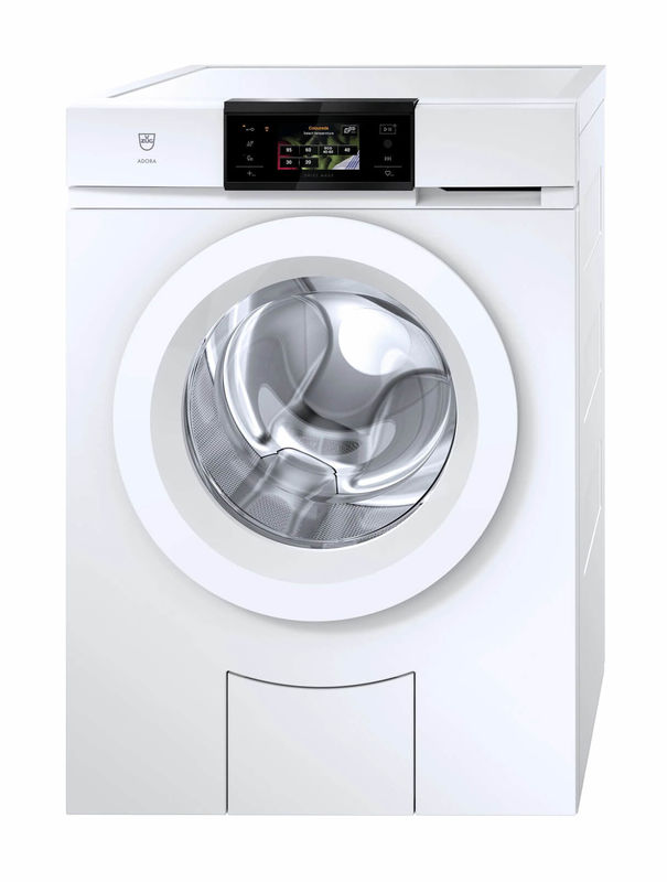 IP342897-1.jpg V-ZUG 1104100000 AdoraWaschen V2000 Waschmaschine links weiss – Bild 1