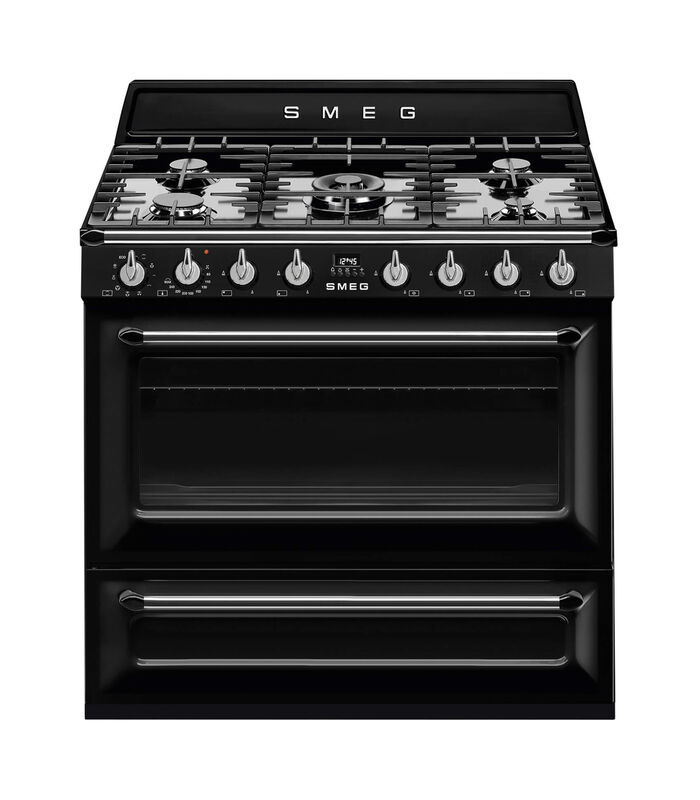 IP343035-1.jpg Smeg TR90BL2 Kochherd Schwarz – Bild 1