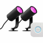 Philips Hue White & Col. Amb. Lily Spot + Extension inkl. Hue Bridge