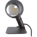 Filotto Iride Tischlampe Schwarz