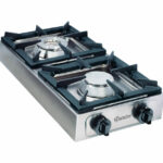Bartscher Gaskocher 2 Flammen 4.5 kW / 6.5 kW mit Flüssiggasanschluss