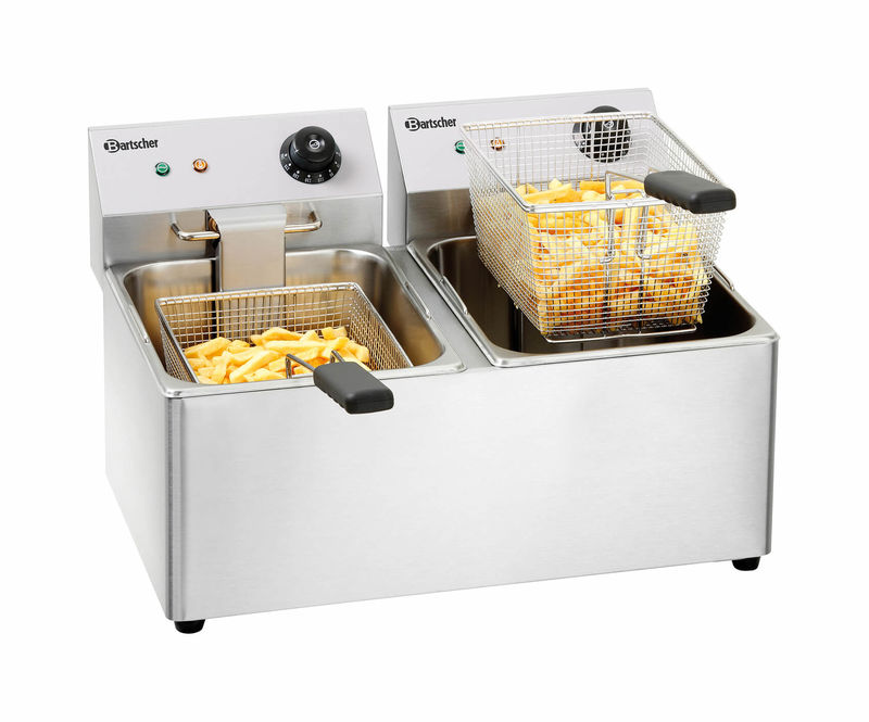 IP346704-1.jpg Bartscher Snack IV Elektro-Doppel-Fritteuse – Bild 1