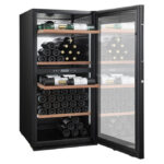 Climadiff MILLESIME 140D Weinschrank Schwarz rechts