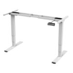 Contini höhenverstellbarer Bürotisch 1.1x1.7m Weiss