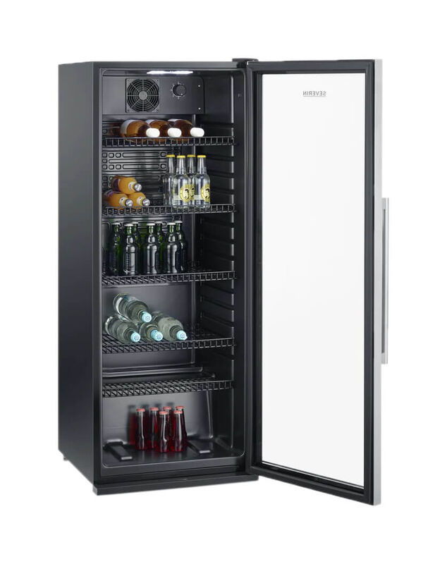 IP350757-1.jpg Severin FKS8841 Flaschenkühlschrank Grau rechts – Bild 1