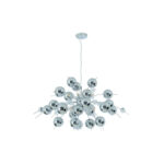 Näve Explosion Pendelleuchte Chrom 98 cm