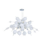 Näve Explosion Pendelleuchte Weiss 98 cm