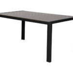 Schou Gartentisch Noah 150X90cm Schwarz/Grau