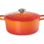 Le Creuset Signature Gusseisen Bräter 26 cm Ofenrot