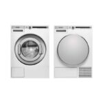 Asko WMC6863P.W/F Waschmaschine links und TDC1781H.W/F Trockner rechts