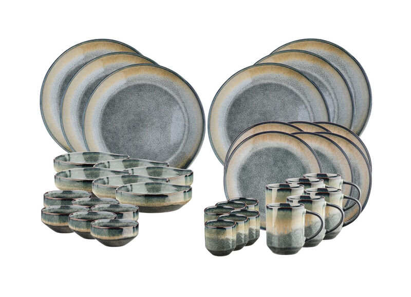 IP355540-1.jpg Björn Genesis Full Service Geschirr Set 36 tlg. Khaki – Bild 1