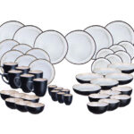 Björn Iris Full Service Geschirr Set 48 tlg. Weiss