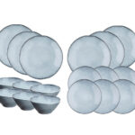 Björn Cloud Essentials Service Geschirr Set 18 tlg. Blau