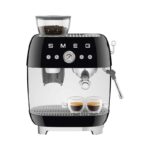 Smeg EGF03BLEU 50's Style Espressomaschine Schwarz