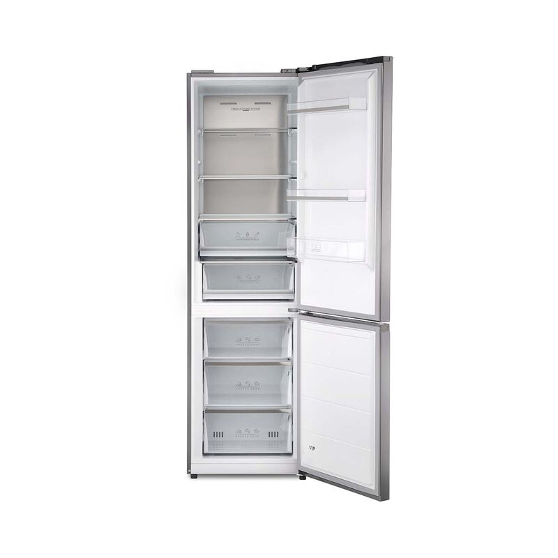 IP410723-1.jpg Trisa 7800.0145 Kühl-/Gefrierkombination 378L Edelstahl – Bild 1